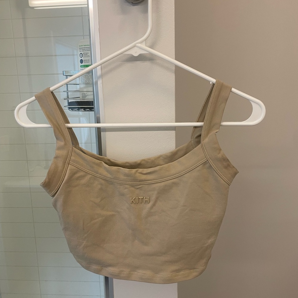 Kith Beige Crewneck Tee